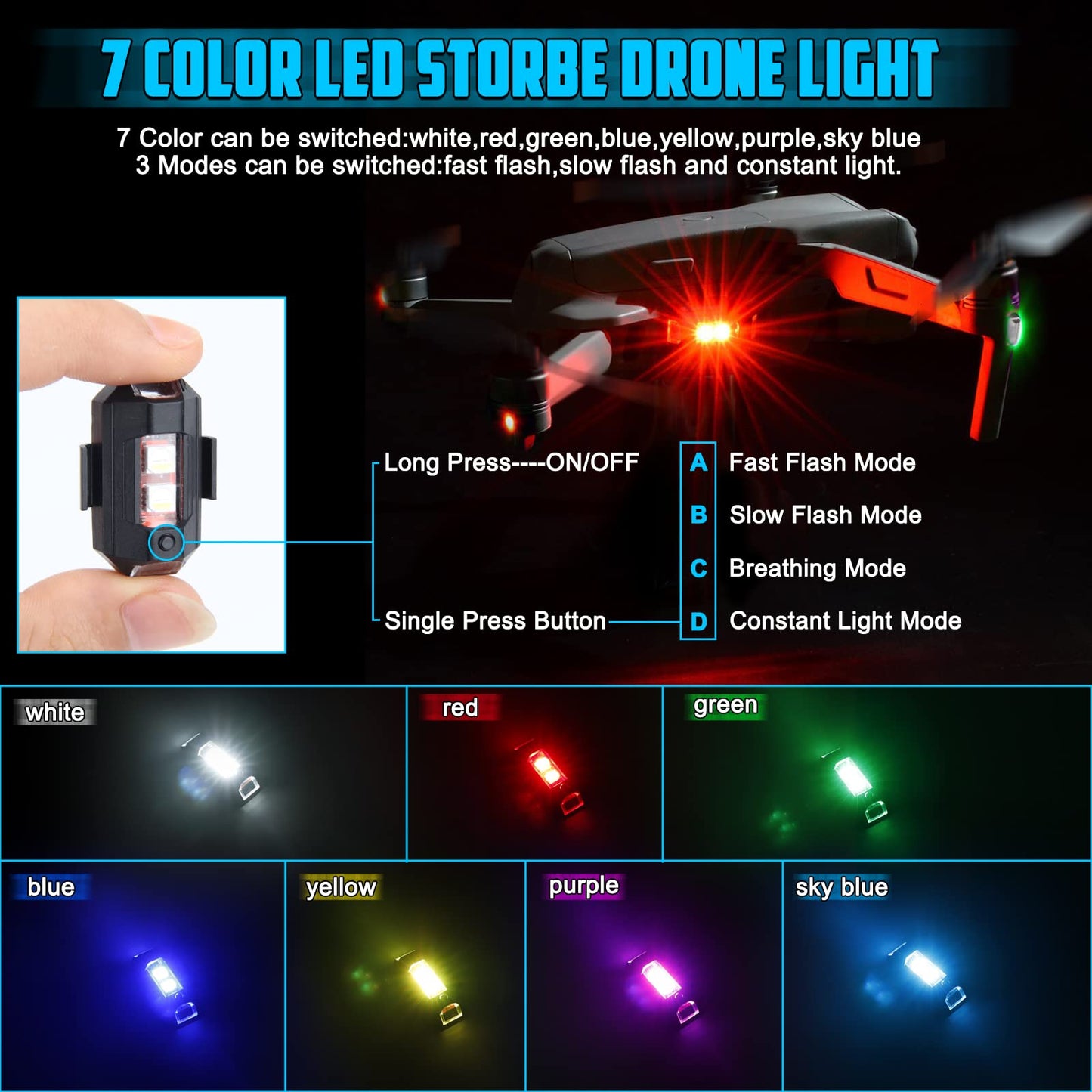 Rechargeable Flashing Tail Light